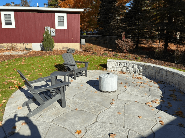 The Northern Nook fenced yard